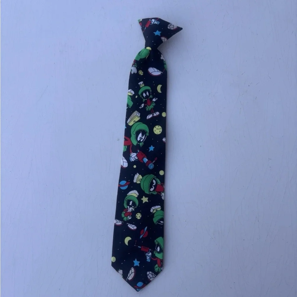 Looney Tunes Marvin The Martian Clip On Tie Vintage 1997